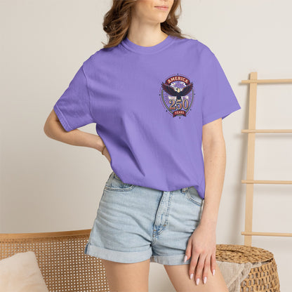 T-Shirt — 250 Years Celebrating Independence Fireworks Design