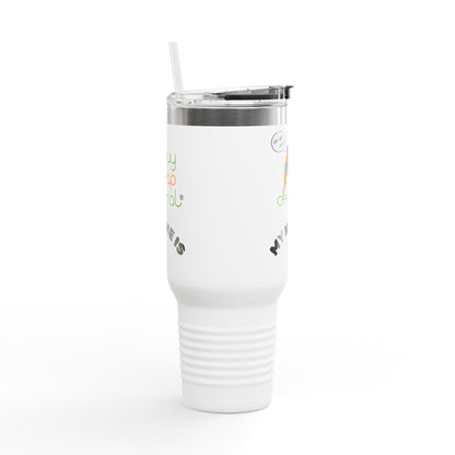Personalized Insulated Travel Mug, 40oz - Ideal Gift for Homies, Customizable Drinkware, Perfect for Camping, Office, and Parties
