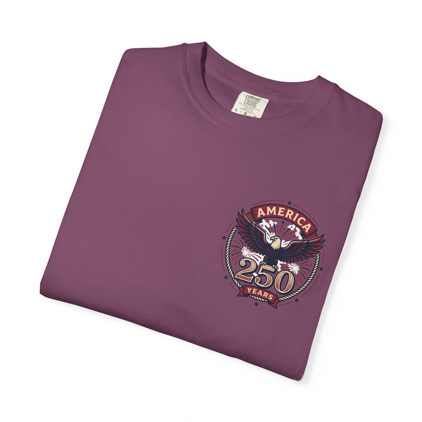 T-Shirt — 250 Years Celebrating Independence Fireworks Design