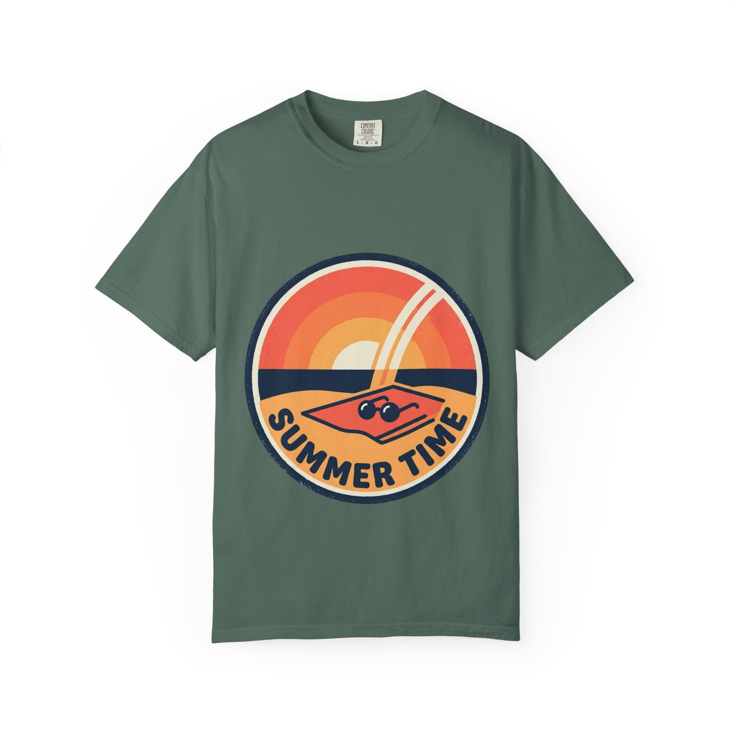 Summer Time Retro Sunset T-Shirt – Vintage Beach Vibes Tee