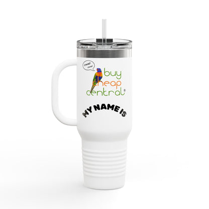 Personalized Insulated Travel Mug, 40oz - Ideal Gift for Homies, Customizable Drinkware, Perfect for Camping, Office, and Parties