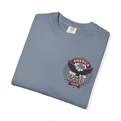 T-Shirt — 250 Years Celebrating Independence Fireworks Design