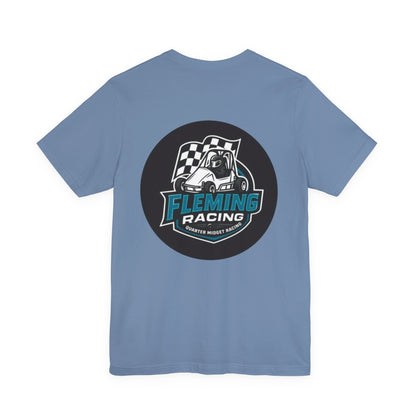 Fleming Racing Logo Tee | Racing Car Emblem T-Shirt