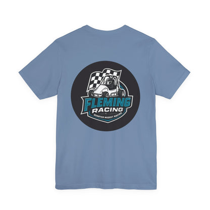 Fleming Racing Logo Tee | Racing Car Emblem T-Shirt