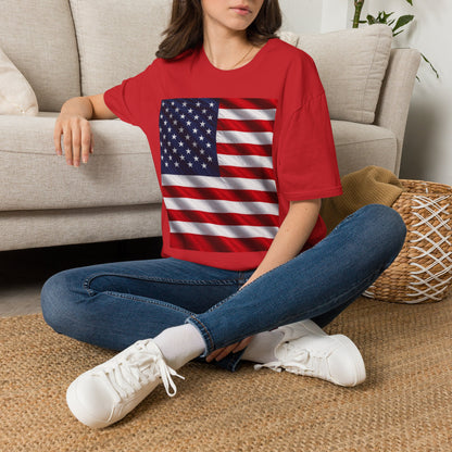 American Flag Graphic T-Shirt | USA Flag Tee, Patriotic Shirt