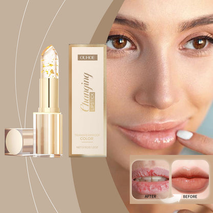Gold Leaf Color-Changing Nourishing Lipstick
