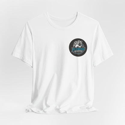 Fleming Racing Logo Tee | Racing Car Emblem T-Shirt