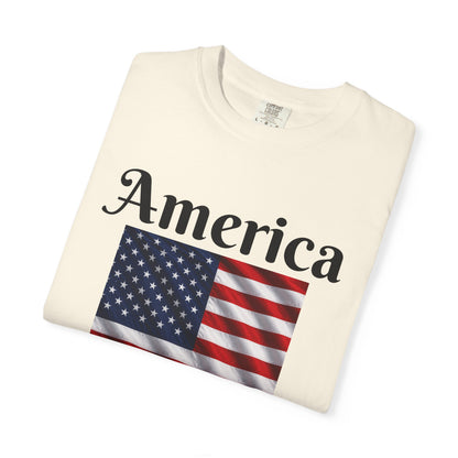 America Flag EST 1776-2026 T-Shirt | 250 Years Eagle Back Graphic