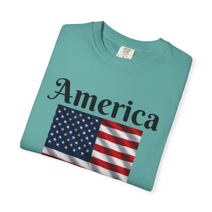America Flag EST 1776-2026 T-Shirt | 250 Years Eagle Back Graphic