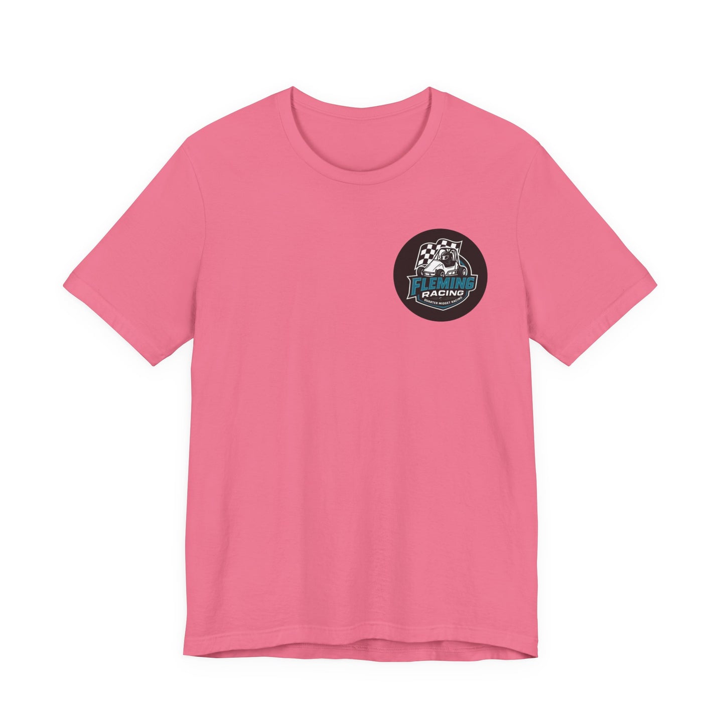 Fleming Racing Logo Tee | Racing Car Emblem T-Shirt