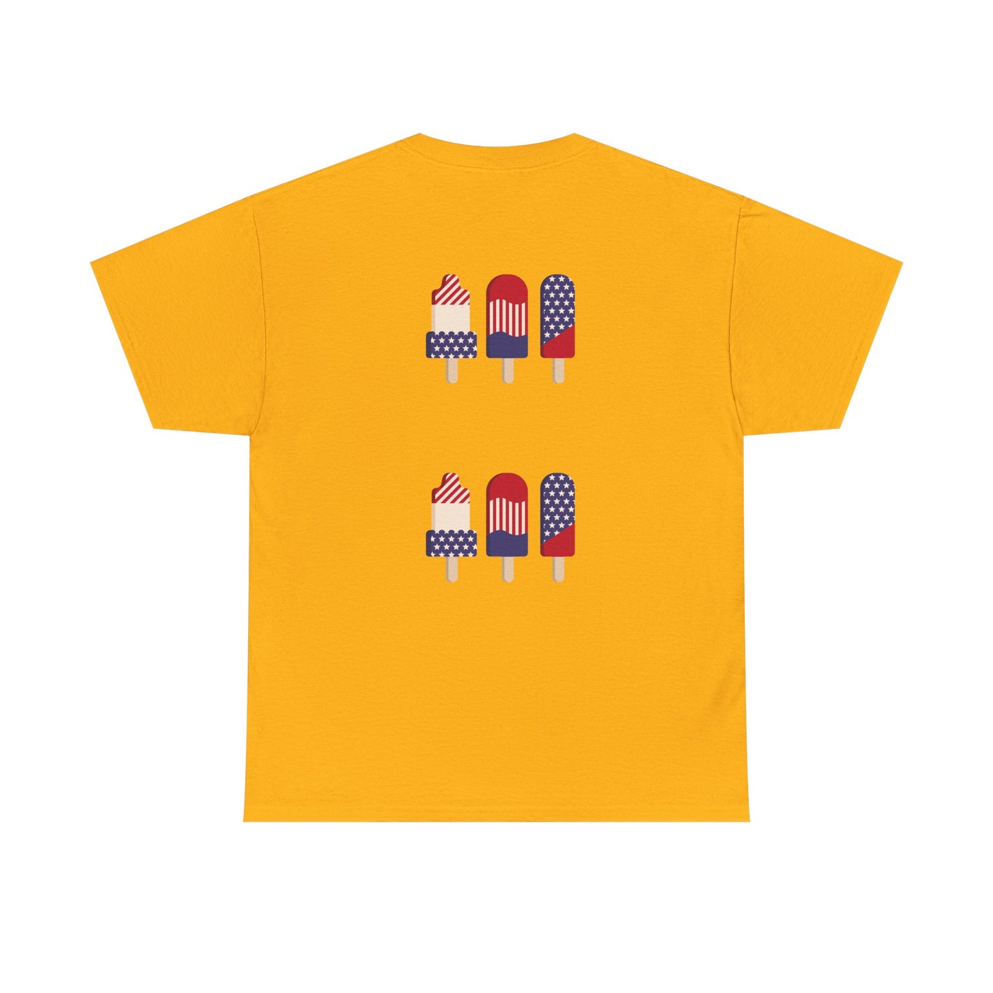 Merica Peace Hand graphic Tee | American Flag Popsicle back, Patriotic Fourth of July