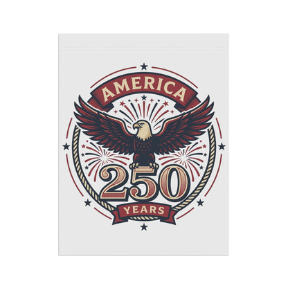 America 250 Years Eagle Garden Banner | Patriotic Yard Flag