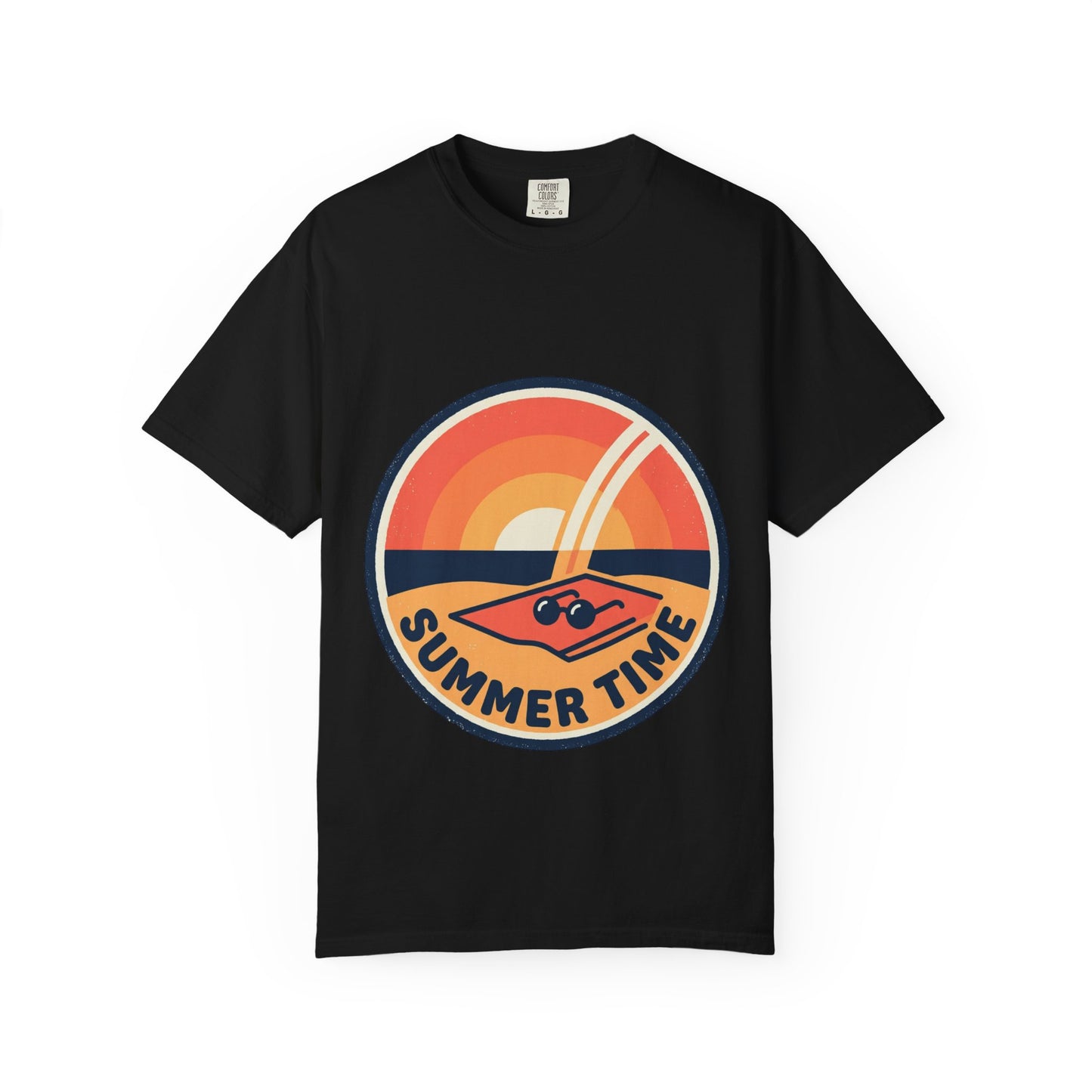 Summer Time Retro Sunset T-Shirt – Vintage Beach Vibes Tee