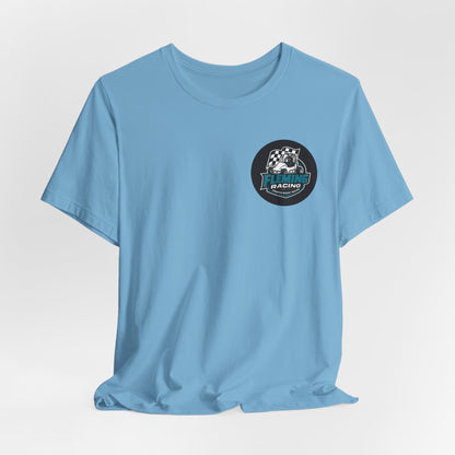 Fleming Racing Logo Tee | Racing Car Emblem T-Shirt