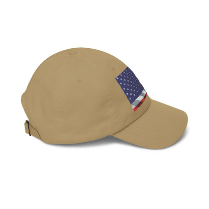 Distressed American Flag Dad Cap | Embroidered USA Baseball Hat