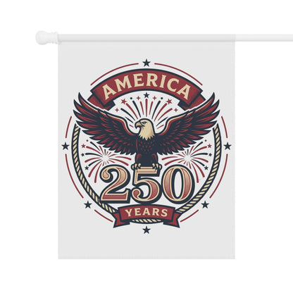 America 250 Years Eagle Garden Banner | Patriotic Yard Flag