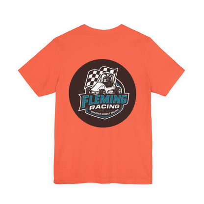 Fleming Racing Logo Tee | Racing Car Emblem T-Shirt