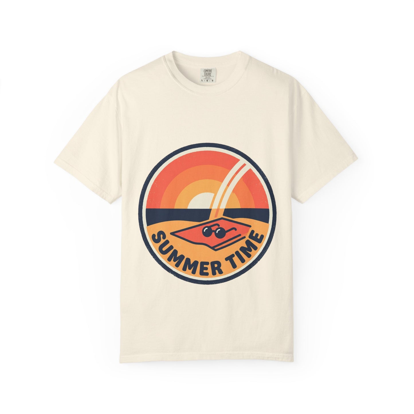 Summer Time Retro Sunset T-Shirt – Vintage Beach Vibes Tee