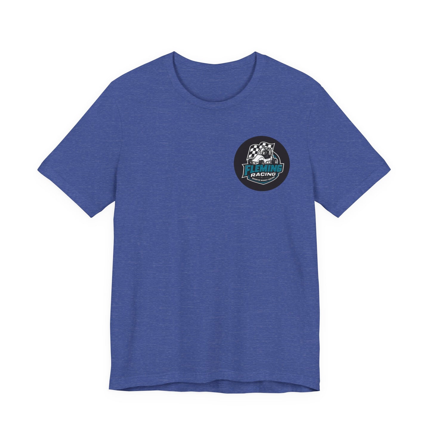 Fleming Racing Logo Tee | Racing Car Emblem T-Shirt