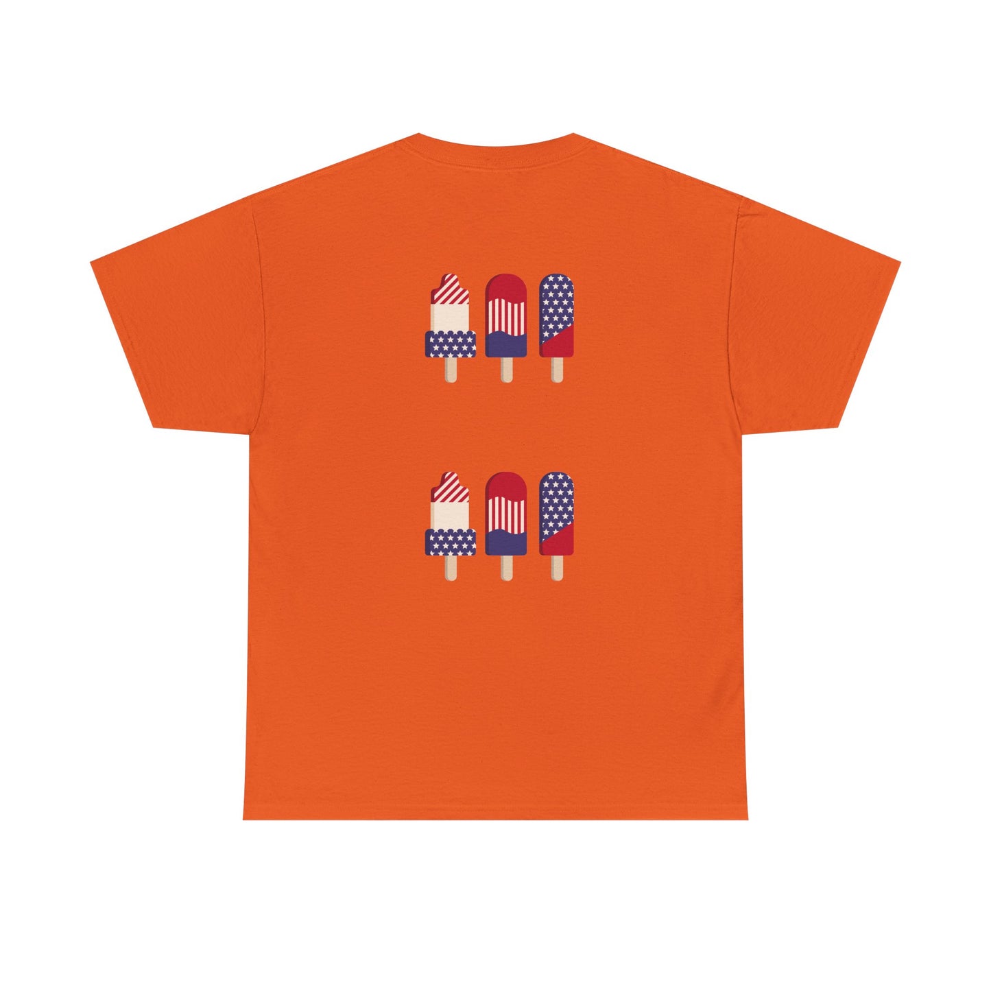 Merica Peace Hand graphic Tee | American Flag Popsicle back, Patriotic Fourth of July