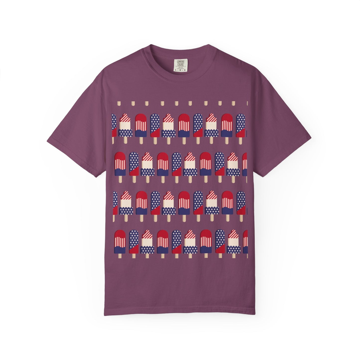 American Flag Popsicle T-shirt | Patriotic Fourth of July Ice Pop Tee