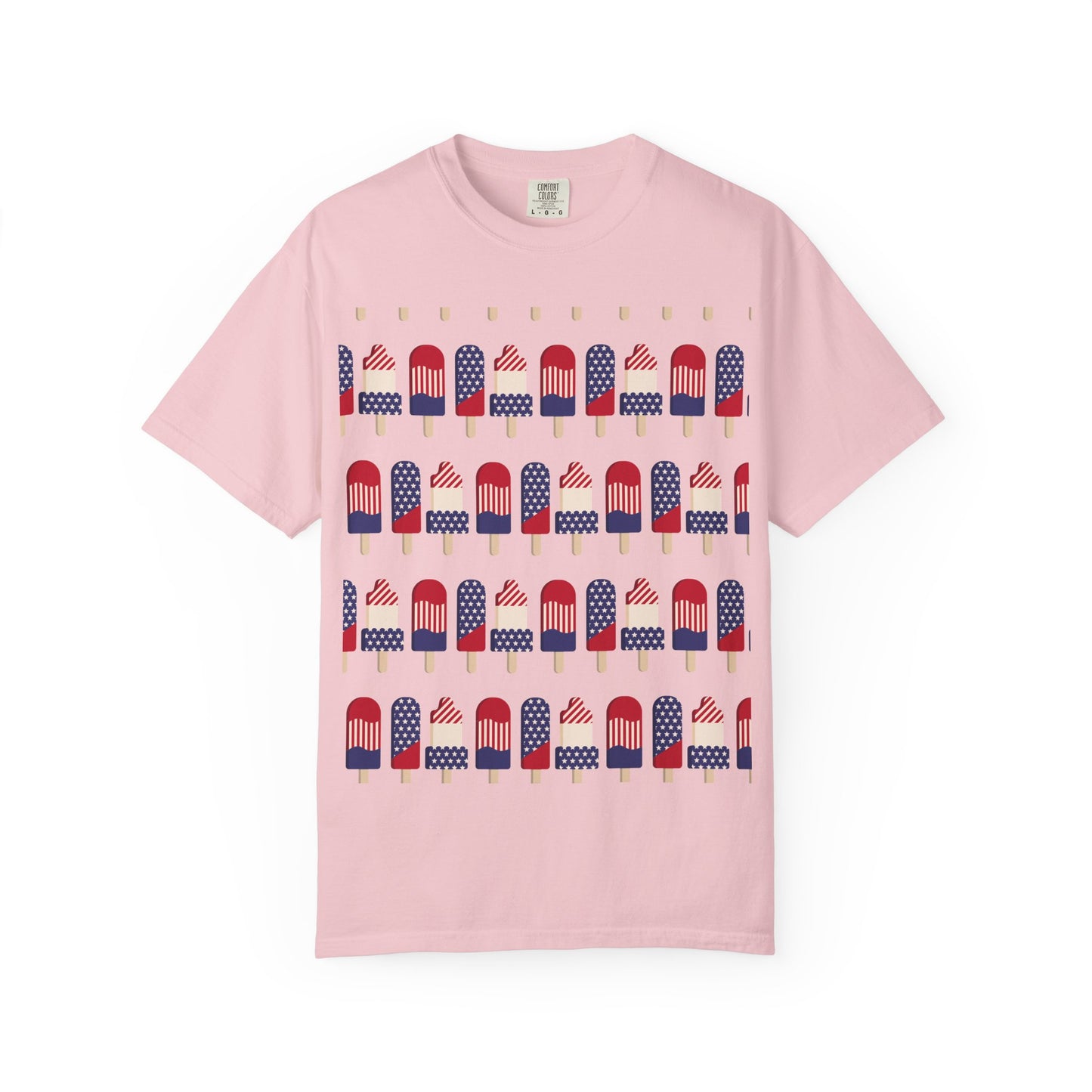 American Flag Popsicle T-shirt | Patriotic Fourth of July Ice Pop Tee