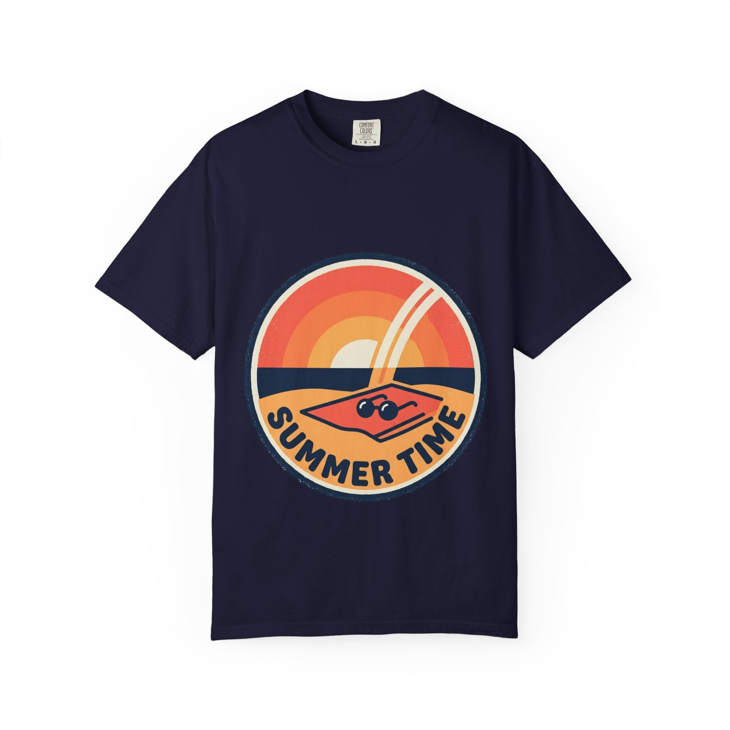Summer Time Retro Sunset T-Shirt – Vintage Beach Vibes Tee