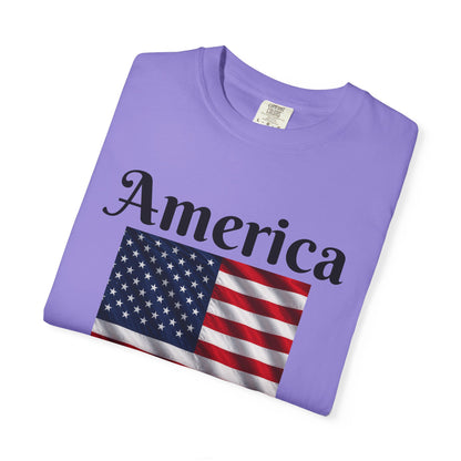 America Flag EST 1776-2026 T-Shirt | 250 Years Eagle Back Graphic