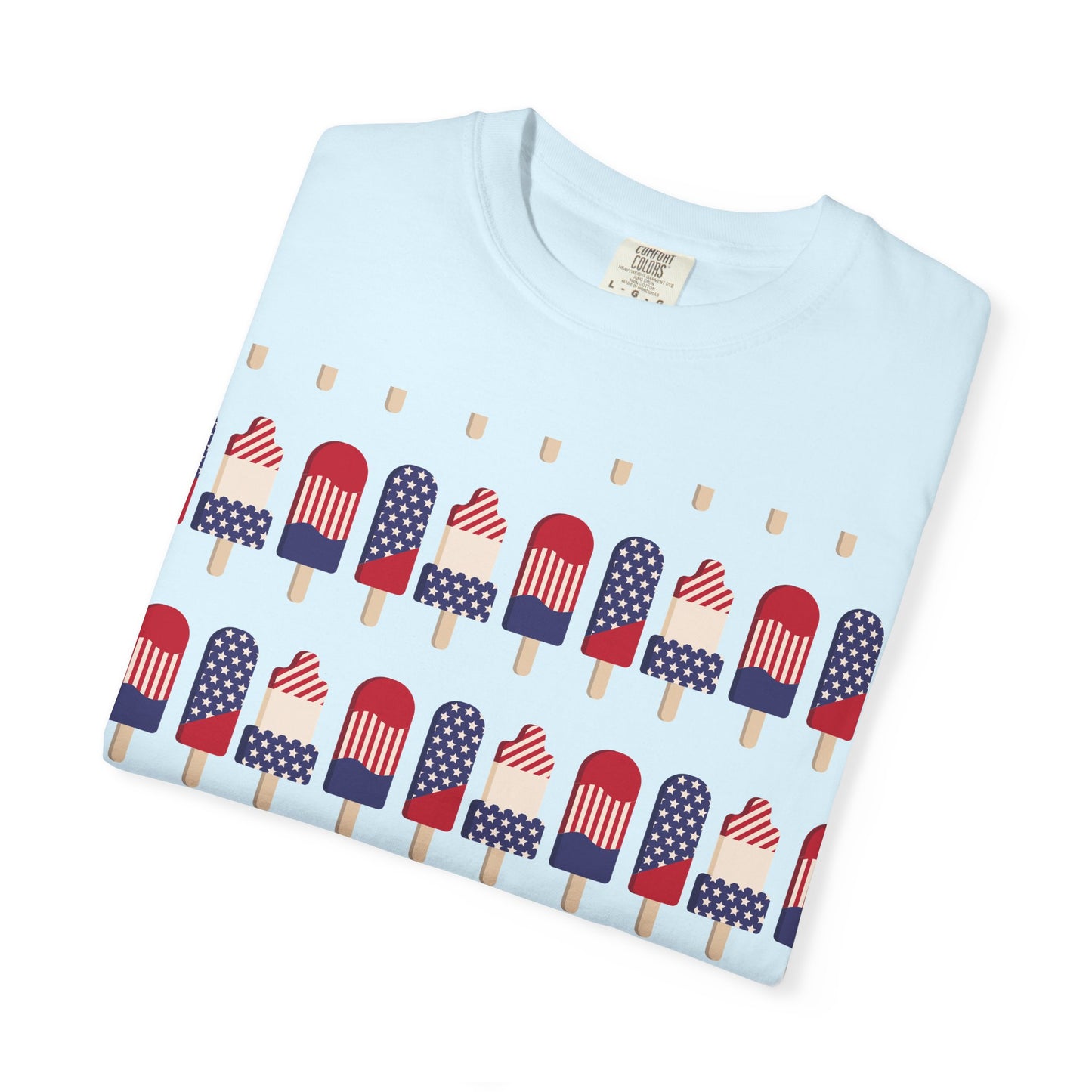 American Flag Popsicle T-shirt | Patriotic Fourth of July Ice Pop Tee