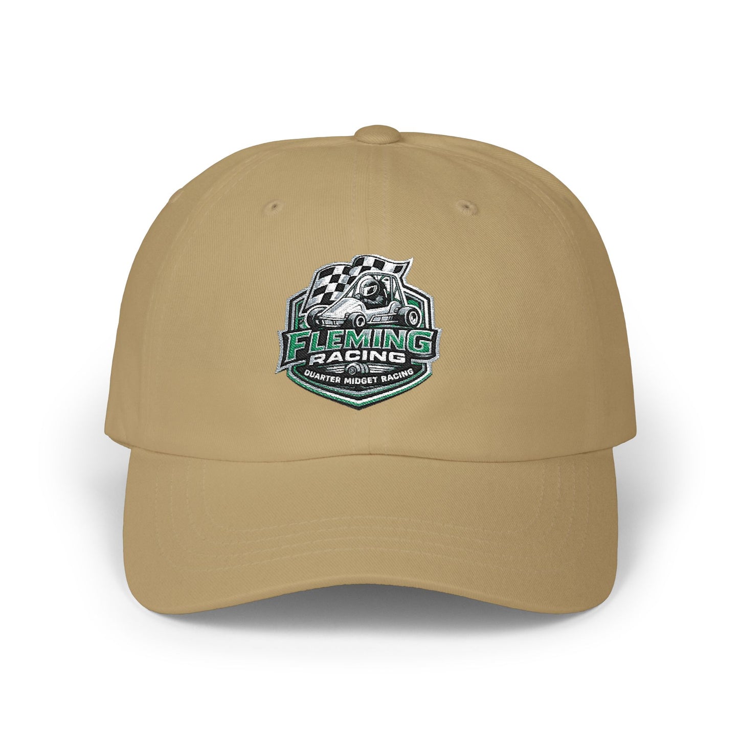 Fleming Racing Soccer Crest Cap | Classic Dad Cap