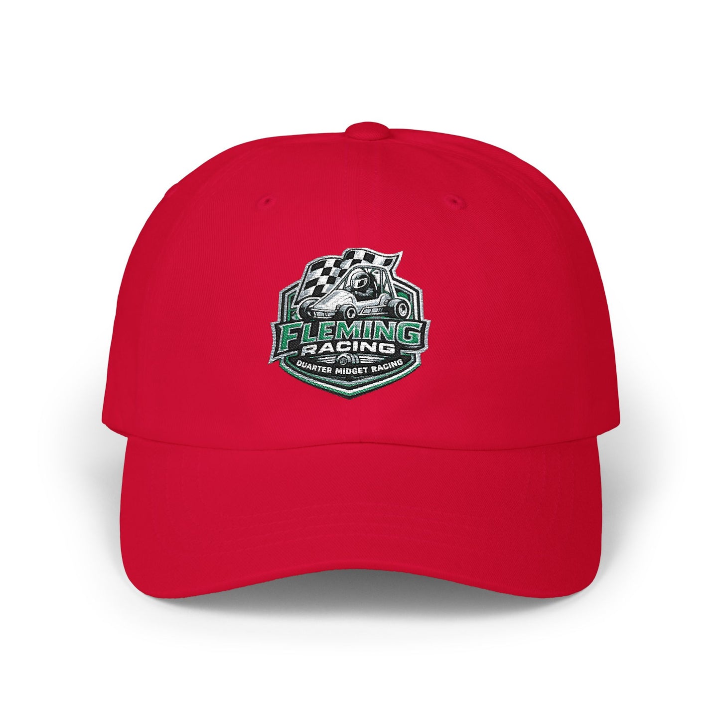 Fleming Racing Soccer Crest Cap | Classic Dad Cap