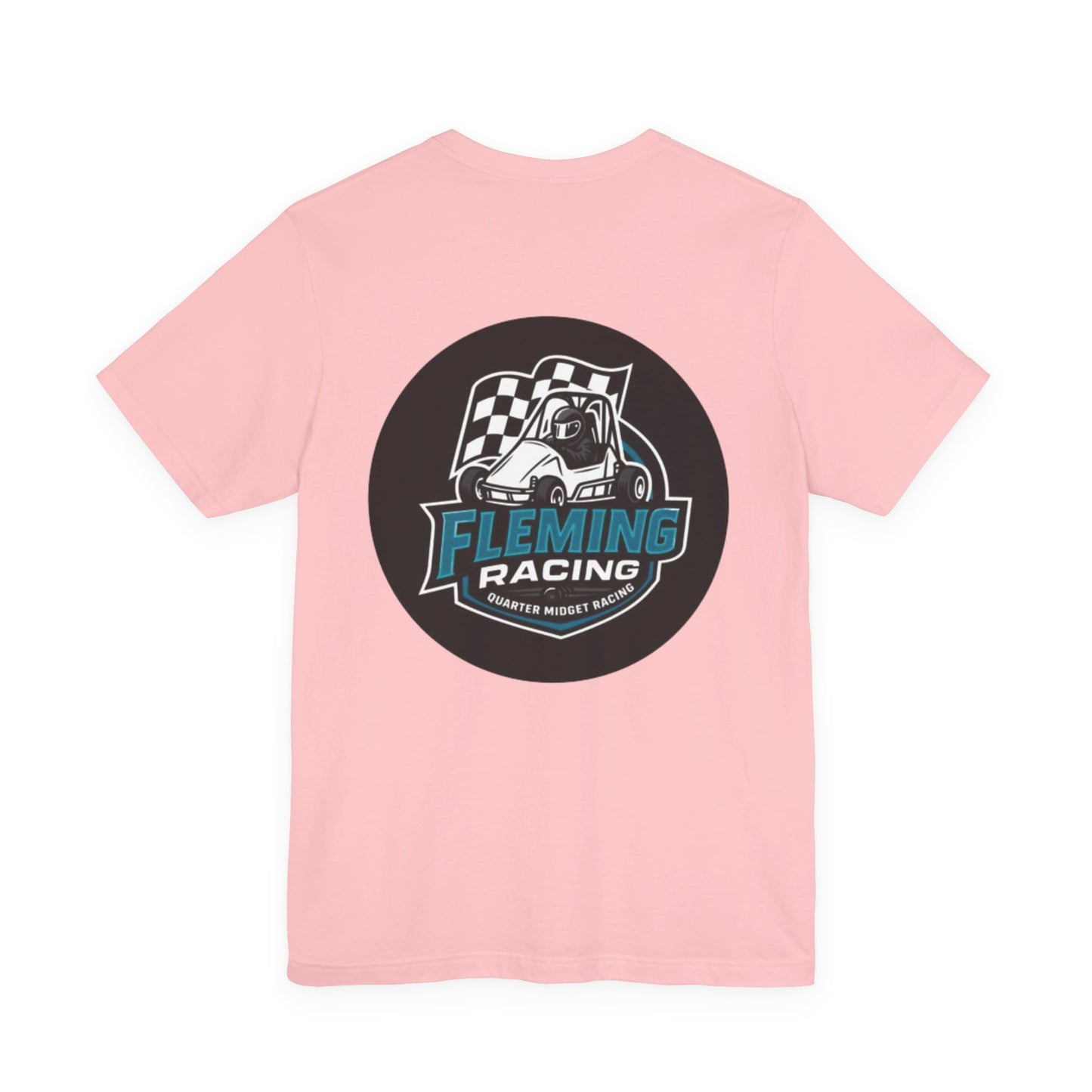 Fleming Racing Logo Tee | Racing Car Emblem T-Shirt