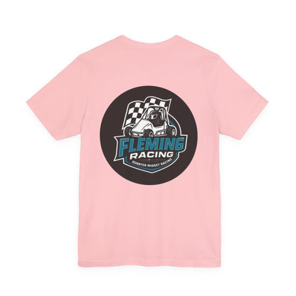 Fleming Racing Logo Tee | Racing Car Emblem T-Shirt