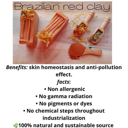 Red Brazilian Clay & Calendula