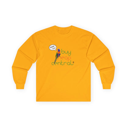 Unisex Long Sleeve Tee - Shop Black, Buy Cheap, Trendy Gift for Shoppers, Sustainable Fashion, Everyday Wear, Casual Style