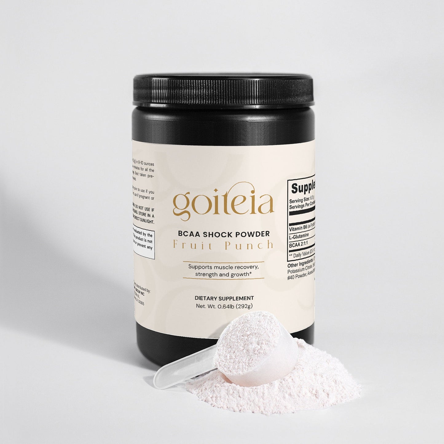 Goiteia BCAA Shock Powder (Fruit Punch) 0.64lb (292g)