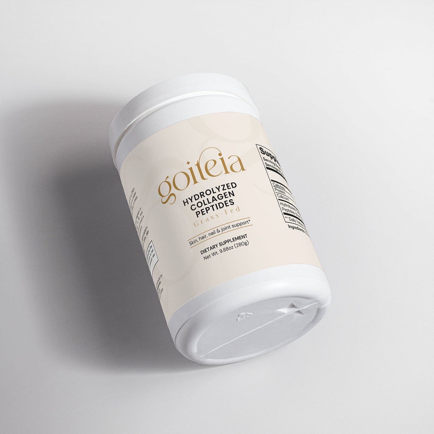 Goiteia Grass-Fed Hydrolyzed Collagen Peptides  9.88 Oz (280g)
