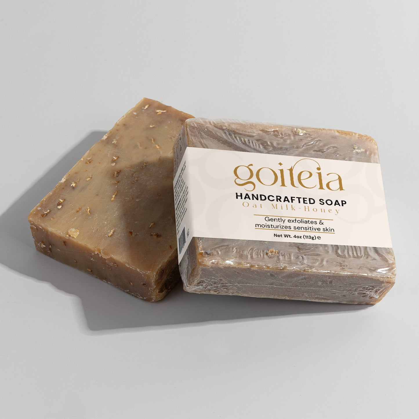 Goiteia Oat Milk Honey Soap 4 oz (113g)
