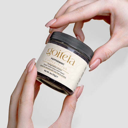 Goiteia Peppermint Coffee Scrub 4 oz (113g)