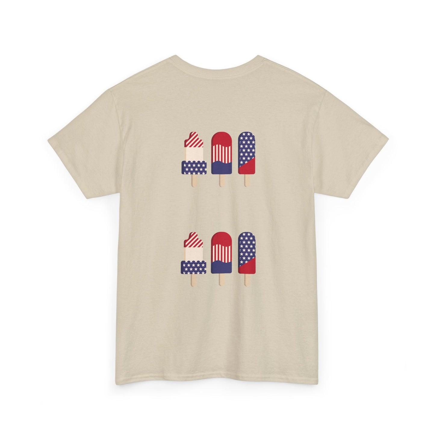 Merica Peace Hand graphic Tee | American Flag Popsicle back, Patriotic Fourth of July