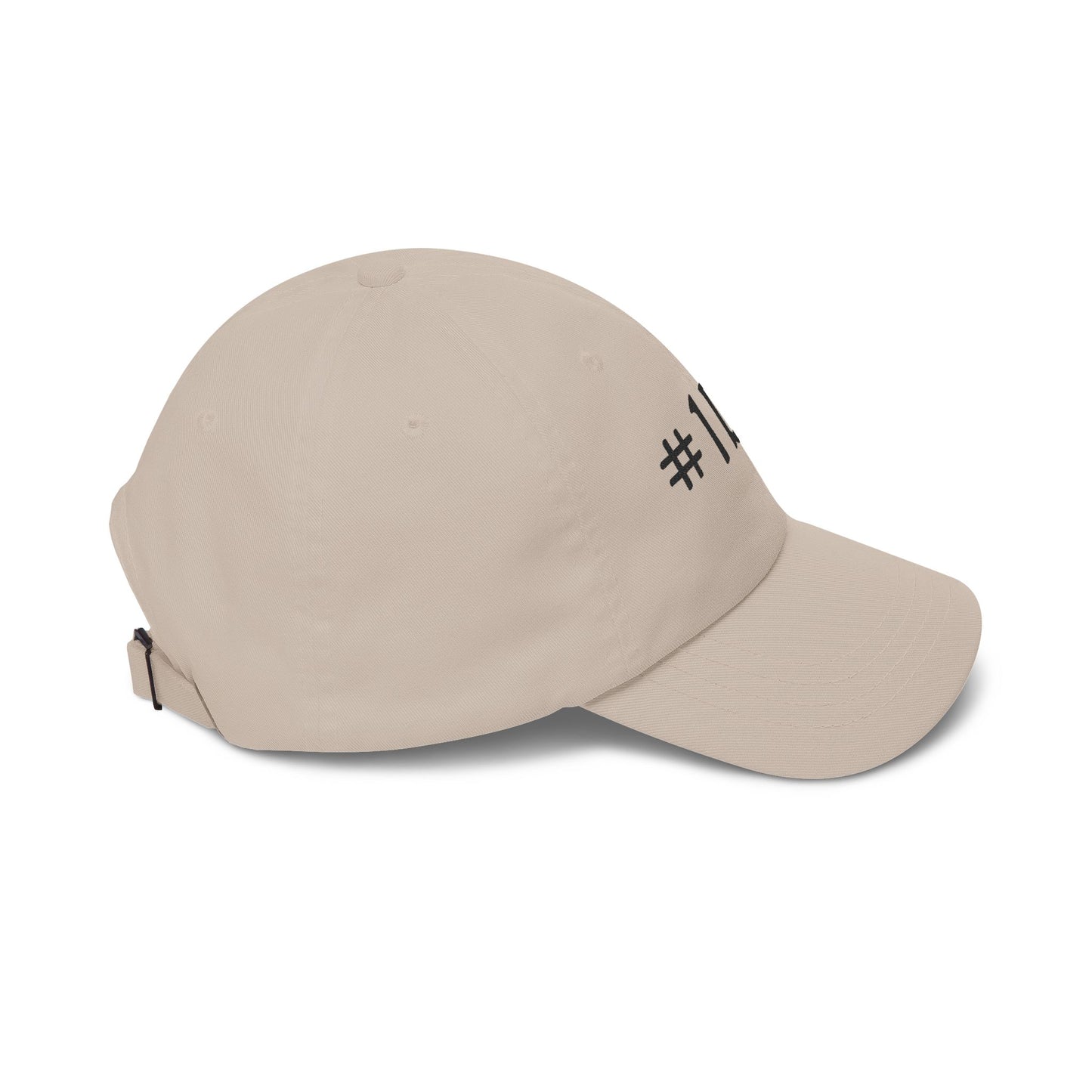 1 Dad Embroidered Dad Cap | White Baseball Hat