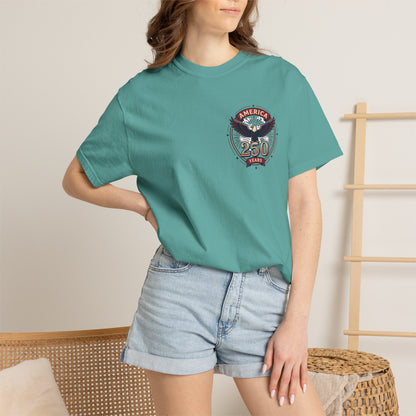 T-Shirt — 250 Years Celebrating Independence Fireworks Design