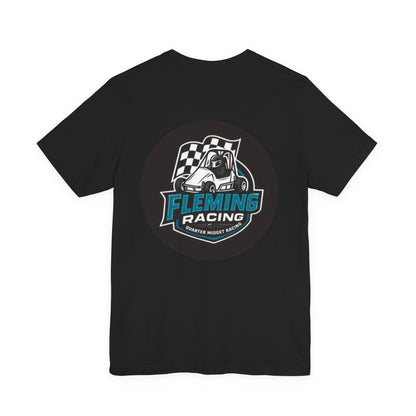 Fleming Racing Logo Tee | Racing Car Emblem T-Shirt