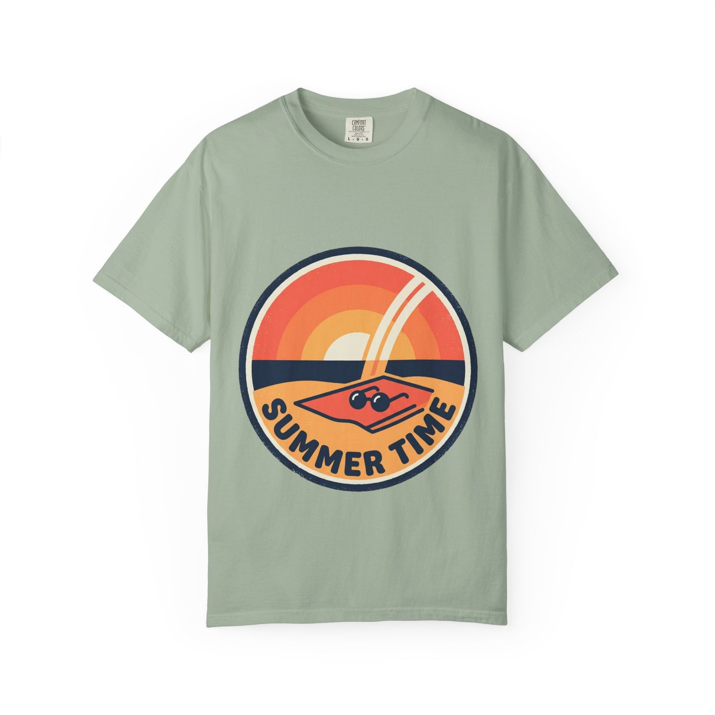Summer Time Retro Sunset T-Shirt – Vintage Beach Vibes Tee