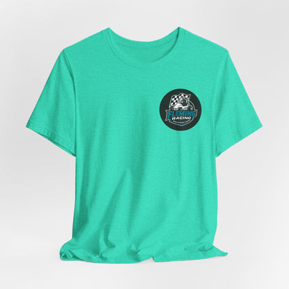 Fleming Racing Logo Tee | Racing Car Emblem T-Shirt
