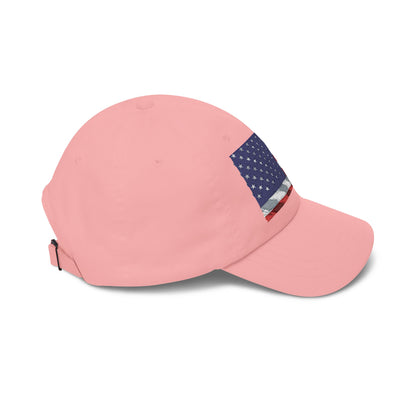 Distressed American Flag Dad Cap | Embroidered USA Baseball Hat