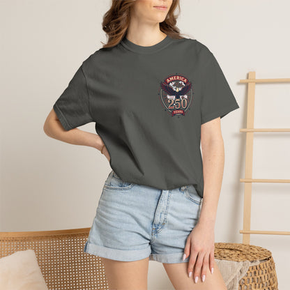 T-Shirt — 250 Years Celebrating Independence Fireworks Design