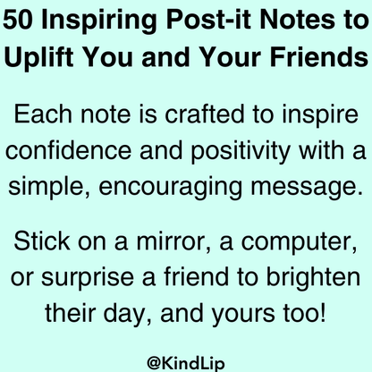 50 Unique Kind Post-its