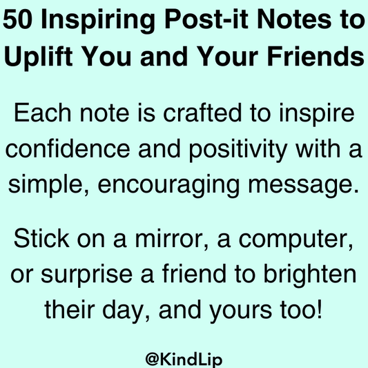 50 Unique Kind Post-its