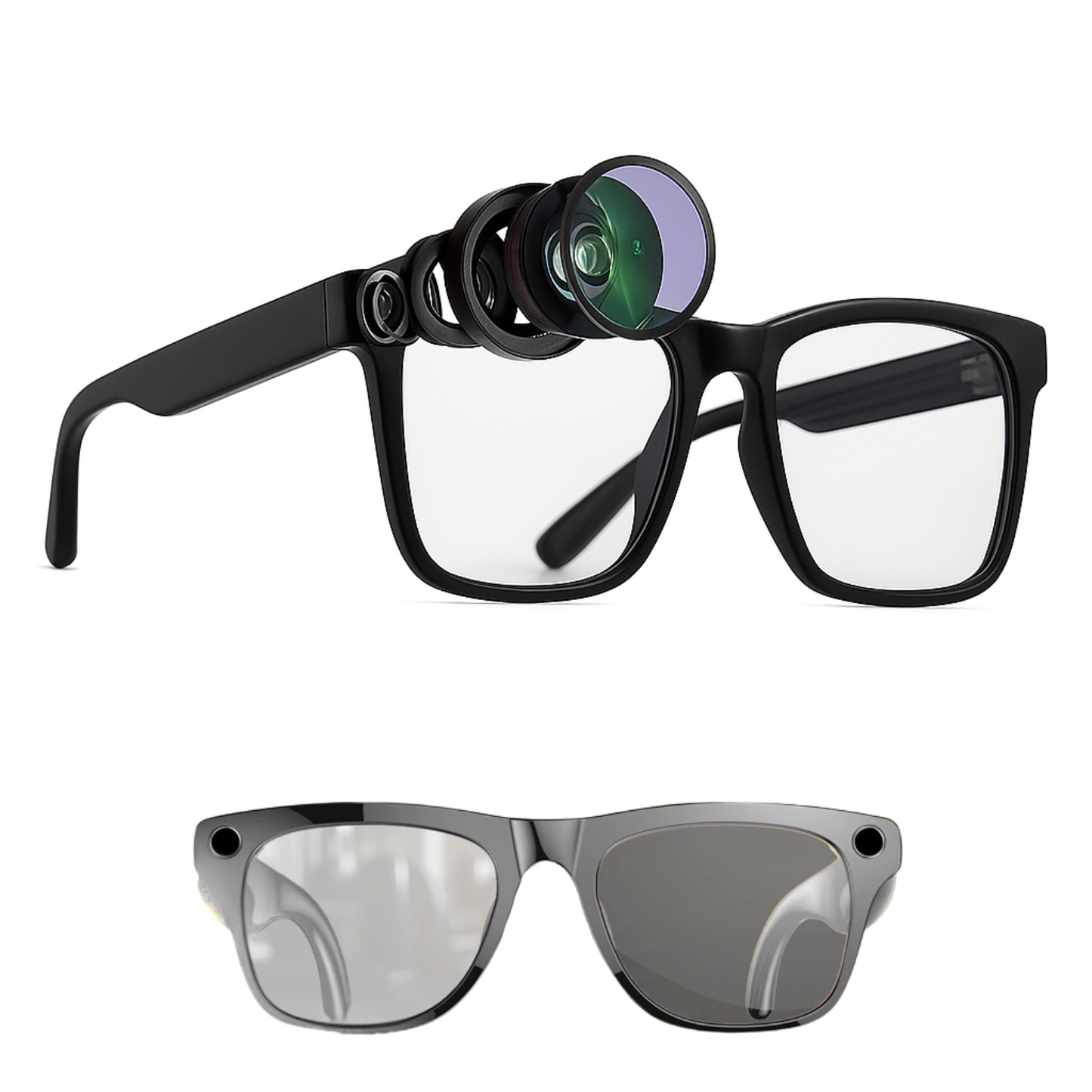 AI Smart Glasses with HD Display & Translation